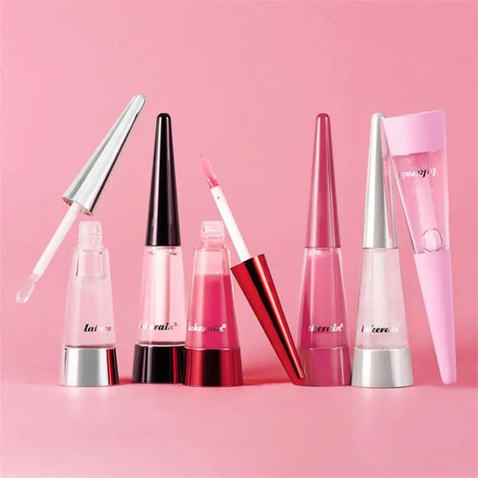 Aceite voluminizador de labios, brillo instantáneo transparente