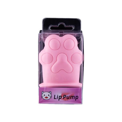 Lip Plumper Device Cute Pink Cat Paw Soft Lip Plumping Quickly Natural Pout Mouth Plumping Tool Beauty Pump Sexy Lip Bigger
