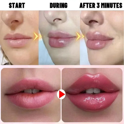 Aceite voluminizador de labios que da volumen al instante